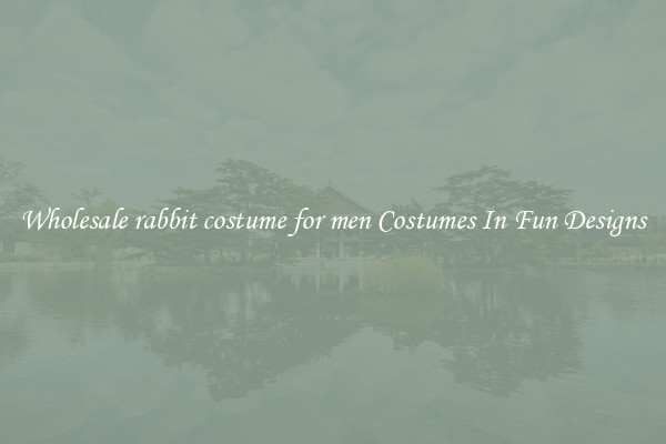 Wholesale rabbit costume for men Costumes In Fun Designs