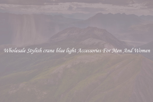 Wholesale Stylish crane blue light Accessories For Men And Women
