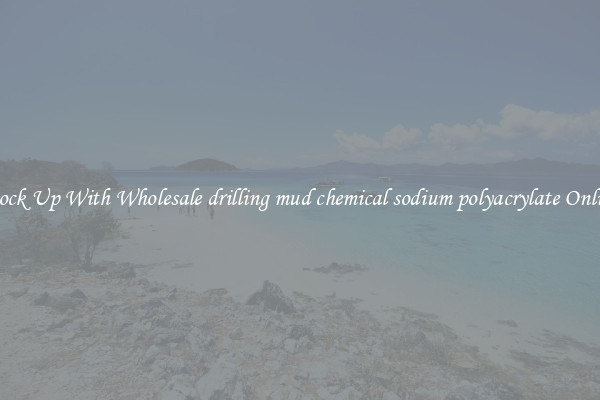 Stock Up With Wholesale drilling mud chemical sodium polyacrylate Online