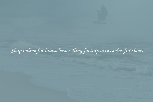 Shop online for latest best-selling factory accessories for shoes