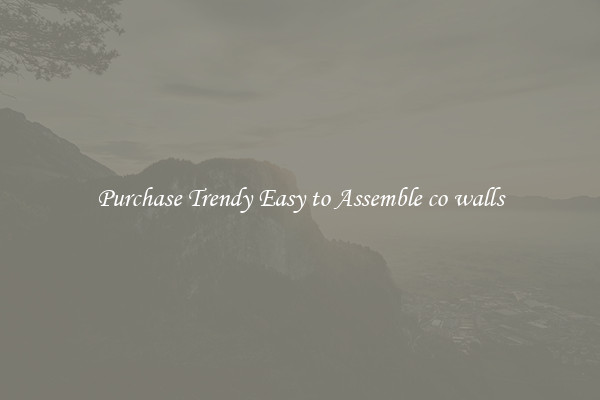 Purchase Trendy Easy to Assemble co walls